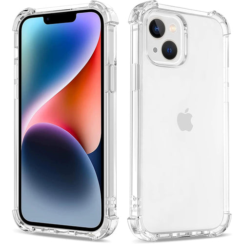 Shockproof soft clear case silicone for iPhone