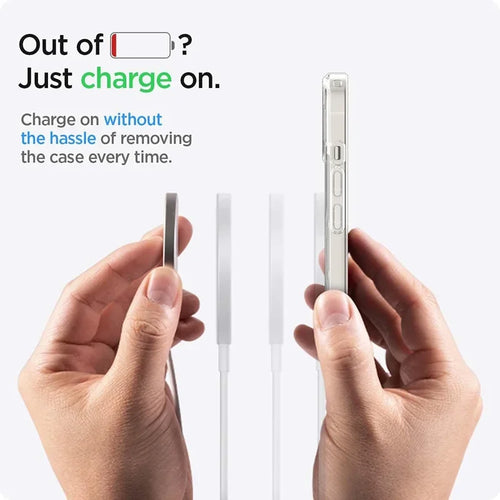 Magnetic Soft Transparent  Case for Magsafe for iPhone - Wireless Charge Back Cover